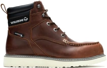 Wolverine Men's Trade Wedge 6" Moc Toe Construction Boot