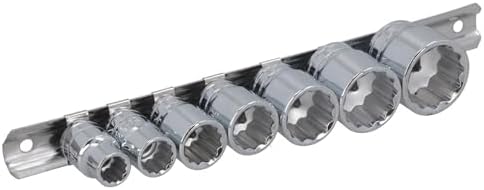 Whitworth/BSF/BSW 3/8" drive shallow sockets 7pc set 1/8"-1/2" bi hex LSR29