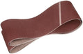 HARFINGTON 4 x 132 Inch Sanding Belts, 3 Pcs 80 Grit Aluminum Oxide Abrasive Belt Sander File Belt for Woodworking, Metal Polishing, Knife Sharpener