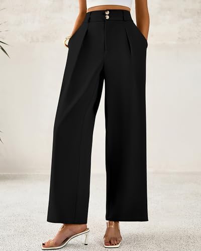 BTFBM Wide Leg Dress Pants Women Business Casual Outfits