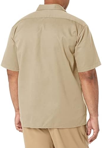 Dickies Men’s Short Sleeve Work Shirt – Durable Twill Button Down Shirts for Men, Lightweight Uniform for Daily Wear