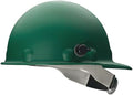 FIBRE-METAL Honeywell Safety by P2AQRW74A000 Super Eight Fiber Glass Cap Style Ratchet Hard Hat with Quick-Lok, Green Medium