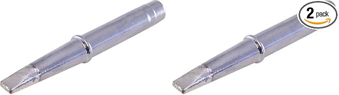 Weller CT6E8 Screwdriver Soldering Tip, 800F, 1/4",compatible with W100/W100P (Pack of 2)