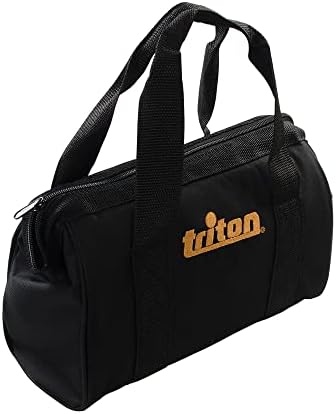 Triton TQTRSS 1.6 Amp Random Orbital Palm Sander 1/4" Sheet - Electric Hand Sander with Dust Extraction & Vibration-Reducing Grip - Corded Power Sander for Woodworking Projects