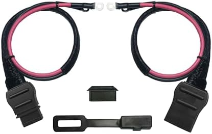 Cable Plow and Truck Side 2-Pin with Dust Cover, Model 21294 8245 61169 8274, Western Plow Parts, Boss Plow Wiring Harness, Snow Plow for Truck, Fisher Plow Parts