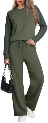 WIHOLL Lounge Sets for Women 2 Piece Fall Outfits 2026 Fashion S-2XL