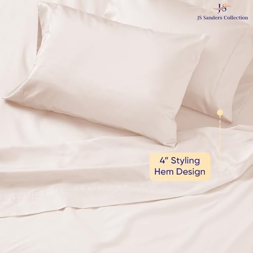 JS Sanders Collection 4PC Boat Sheet Set Universal XL V Berth, Blush