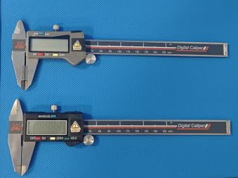 Measurement Conversions for Inches, Electronic Digital CaliperStainless Steel, Extra Large LCD Screen, Millimeters