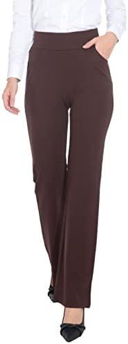 ZTN Womens Stretchy Dress Pants High Waist Work Casual