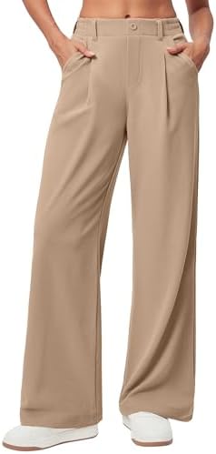 Ewedoos Wide Leg Dress Work Pants for Women Business Casual Office Outfits
