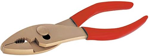 CS Unitec | Non-Sparking Pliers | Adjustable Combination | 8 in. | TUV Certified | Aluminum Bronze | Non-Magnetic | Corrosion Resistant | EX605-8A