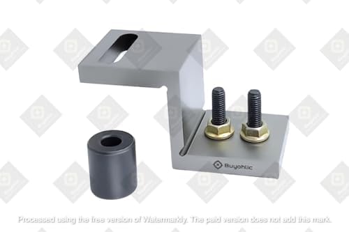 Buyohlic Z Type Caste Iron Angle Plate for Mini Vertical Milling Slide Mounted -Direct Fit for Mini Lathe Machine Tools