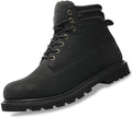 Work Boots for Men Soft Toe Waterproof Leather Workboots