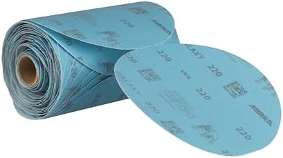 Mirka Galaxy Sandpaper PSA Linkroll 6 Inch Grit 220 100 Discs