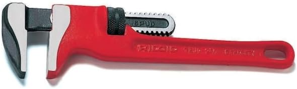 RIDGID 31400 Spud Wrench, 12-inch Adjustable Spud Wrench, Red, full size