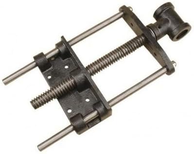 Workbench Clamping Device Carpentry Vise Bench Vise Clamp Steel Guide Rod With Threaded Screw Manual Tightening Handle Mounting Plate Suitable for, Lightweight 7 Inch Woodworking Bench Vise