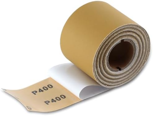 SPEEDWOX 400 Grit Sandpaper Roll Self Adhesive, 2-3/4"x10YD PSA for Wood