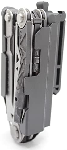 RAE Gear - Center-Drive Sheath Compatible with Gerber Centerdrive Multitool (Tool & BITS NOT Included) (with BIT KIT Pocket) 1.5" Spring Steel Belt Clip