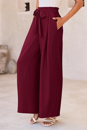 PRETTYGARDEN Women's Palazzo Wide Leg Work Dress Pants