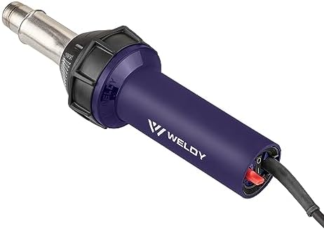 Hot Blast Torch Overlap Air Welding Gun Welder Pistol Tool Hot Air Gun 1600W (120 Voltage and speed nozzle)