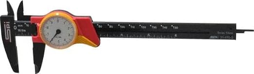 SPI 31-415-3 Shockproof Super Polymid Metric Dial Caliper: 0mm to 150mm Range