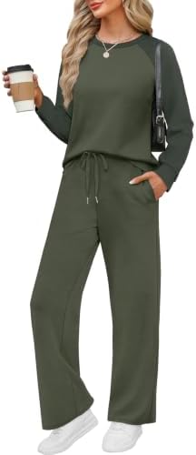 WIHOLL Lounge Sets for Women 2 Piece Fall Outfits 2026 Fashion S-2XL