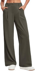 Ewedoos Wide Leg Dress Work Pants for Women Business Casual Office Outfits
