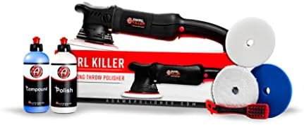 Adam's Polishes Swirl Killer 21mm Polisher Kit (7 Item) - Orbital Polishing Paint Correcting Buffer Tool - Scratch Remover, Correcting Polish - Use Post Car Wash Clay Bar & Pre Wax or Ceramic Coating