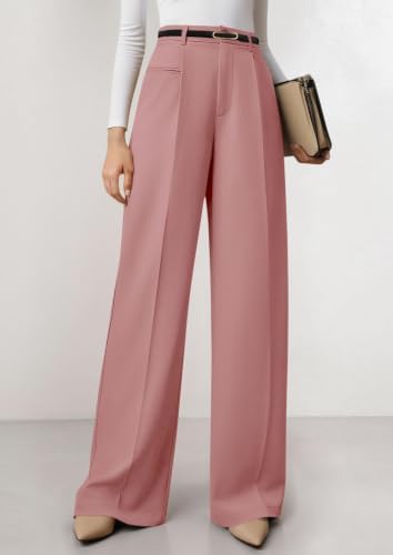 PRETTYGARDEN Women's Tailored Wide Leg Work Dress Pants