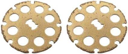 Pack of 2 EZ544 1-1/2" Carbide Wood Cutting Whee Fits 4000, 400, 398, 395, 300, 285, 275, 200, 100, 8200 ﻿Rotary Tool Replacement Part New for Dremel