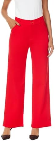 iChosy Womens High Waist Wide Straight Leg Trousers Casual Slacks Dress Pants with Pockets