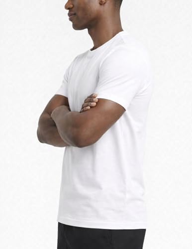 Liberty Imports 5 Pack Men's Active Quick Dry Crew Neck T Shirts