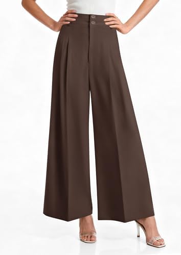 PRETTYGARDEN Women's High Waisted Wide Leg Dress Pants