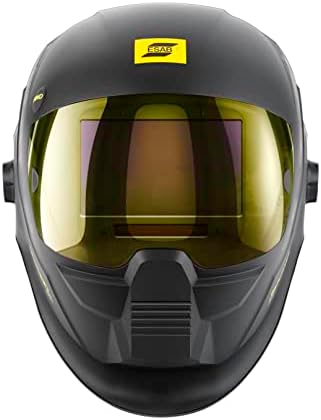 ESAB® Sentinel™ A60 Welding Helmet, Black Low-Profile Design, High Impact Resistance Nylon, Large Viewing Area 4.65 in x 2.80 in