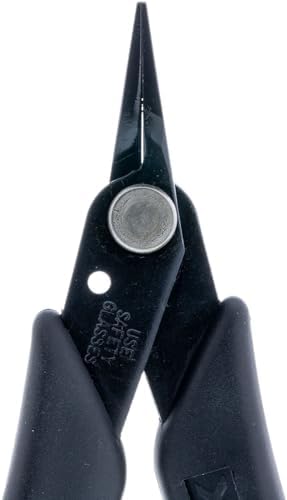 Grounded Pliers - Xuron® Small Tweezer Nose® - Black Handles