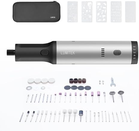 LUMITEK Engraving Pen, 67-in-1 Rotary Tool Kit for 3D Printing & DIY Crafts