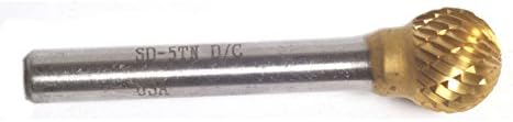 Champion Cutting Tool SD5 Double Cut TiN Coated Carbide Bur