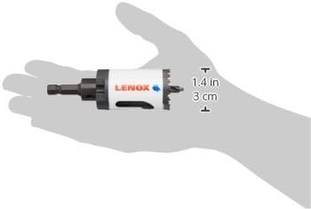 LENOX Tools Hole Saw, Bi-Metal, Speed Slot, Arbored, 1-3/8-Inch (1772727)