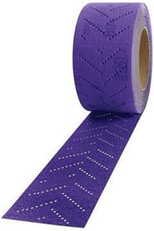 3M Cubitron II 35505 737U Series Multi-Hole Clean Sanding Sheet Roll, 80 mm W x 12 m L, 220+ Grit