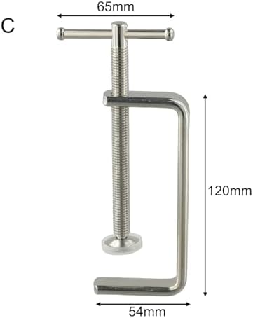 G-type Clamp Woodworking Fixture Firm Gripping C-Clip Board Clamping Device Rocker Carpentry Clamp Wooden Board Fixed Clip(C)