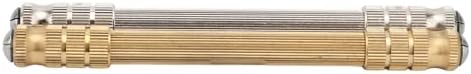 Double Head Pin Vise Hand Drill with Superior Strength, Accommodate Drill Bit Sizes up to 2.5mm, Resistant, Long Service Life, Stable and Precise Chuck, Easily Detachable, Brass