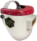 Chopped Leather Top Pipeliner Welding Helmet, Slim Cut Bottom with Aluminum Fasteners & High Visibility HD Gold Coated Lens (with Flip-Front Adapter or No Flip-Front Adapter)
