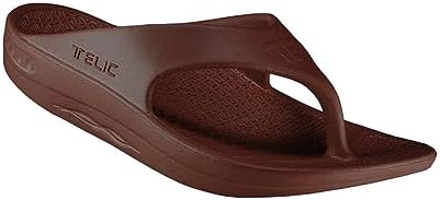 Telic Unisex Adult Energy Flip Flop Arch Support Cushioned Sandals