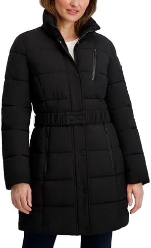 Nautica Women's Heavyweight Stretch Puffer Jacket