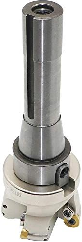 Face Mill Cutter Holder EMRW 6R 63-22+R8-FMB22-7/16+RPMT1204 Hard Alloy Blade+8mm Spanner+T15 Spanner, Used for Fough Machining of The Workpiece on The Milling Machine.
