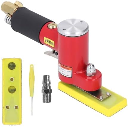 Jadeshay Mini Orbital Sander, High Power Air Sander with Air Filter Random Orbital Pneumatic Sander Polisher for Auto Body Work Furniture Wood Metal Surface