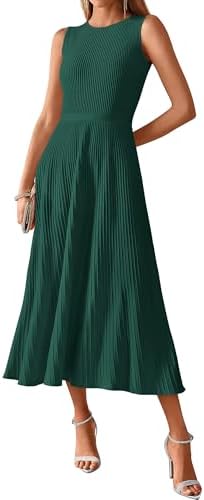 BTFBM Women Midi Bodycon Tank Dress