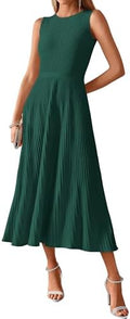 BTFBM Women Midi Bodycon Tank Dress