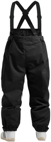 GSOU SNOW Mens Womens Snowboard Pants-Baggy Ski Snow Bibs