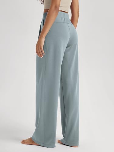 ODODOS Modal Soft Wide Leg Pants for Women High Waist Casual Relaxed Pants with Pockets-27/29"/ 31" Inseam